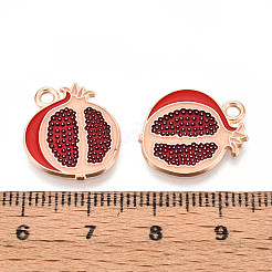 Anhänger aus Emaille mit Obstmotiv&nbsp;X-ENAM-T022-32G