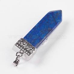 Gefärbten natürlichen lapis lazuli großen Anhänger&nbsp;G-G718-A13