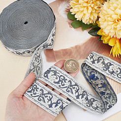 Rubans de polycoton à broder de style ethnique&nbsp;OCOR-WH0066-87
