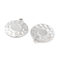 Подвеска-кабошон из не тускнеющей нержавеющей стали 304&nbsp;LS-STAS-P364-09P