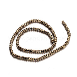 Elettrolitico non magnetici fili di perline di ematite sintetico&nbsp;G-E304-24-6x4mm