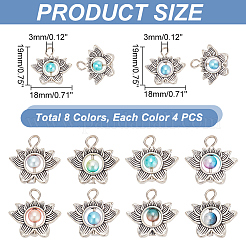 4 ensemble de pendentifs en alliage de zinc&nbsp;FIND-AR0003-73