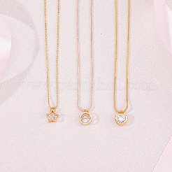 12 шт. 3-х стилевых латунных многорядных звеньев из кубического циркония KK-FH0005-09