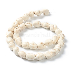 Синтетические бусины из магнезита G-H263-03