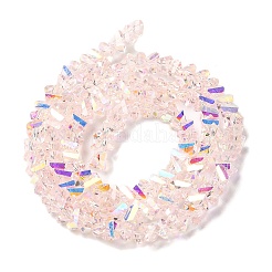 Chapelets de perles en verre transparente  &nbsp;X-EGLA-P061-04A-AB06