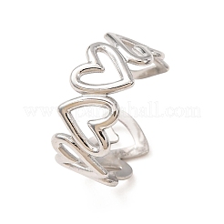 Bagues ouvertes en acier inoxydable 304 pour femmes&nbsp;SA-CBA4160-30P