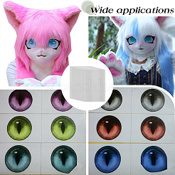 ПВХ пластиковые листы с отверстием AJEW-WH20006-262B-02