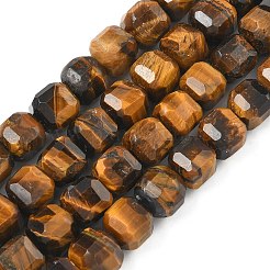 Природных тигровый глаз бисер нитей&nbsp;G-C267-A12