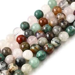 Нити бусин из натурального кварцевого кристалла G-B143-A01-8mm