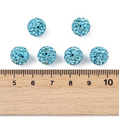 Бусины со стразами&nbsp;RB-H258-HD10mm-202