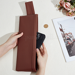 Искусственная кожа с пластиковым контейнером для хранения в зазоре между сиденьями автомобиля&nbsp;CON-WH0095-167D