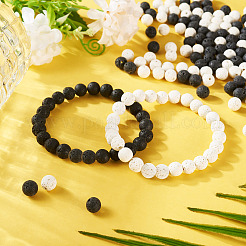 2 стили натуральный лавовый камень круглые бусины нити G-TA0002-30