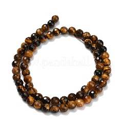 Природных тигровый глаз бисер нитей&nbsp;G-C280-B21-6mm