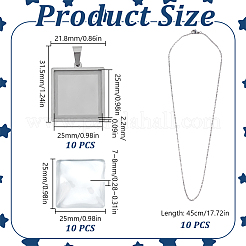 Kit de fabrication de pendentifs et de colliers DIY&nbsp;DIY-DR0002-24