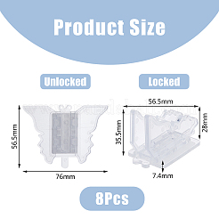 8 шт. детский замок безопасности из АБС-пластика для раздвижной двери&nbsp;KY-DC0001-18