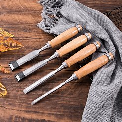 Ensemble d'outils à main de couteau de ciseau de sculpture sur bois&nbsp;TOOL-WH0119-46