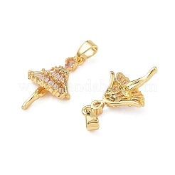 Латунные микро проложить кубического циркония подвески&nbsp;LS-KK-L256-27G