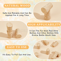 Деревянная пробка AJEW-GF0010-16A