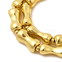 Стеклянные бусины с гальваническим покрытием  EGLA-F166-13G