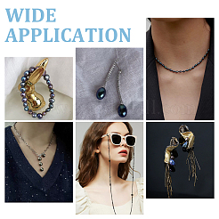 50 шт. жемчужные бусины с крупным отверстием PEAR-PH0001-19