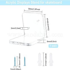 Акриловая подставка для гитарных дисплеев ODIS-WH0020-08