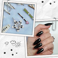 Кабошоны из абс-пластика с имитацией жемчуга MRMJ-SC0001-27C