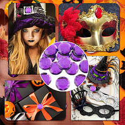 Самоклеящиеся акриловые наклейки со стразами SACR-FG0001-02B