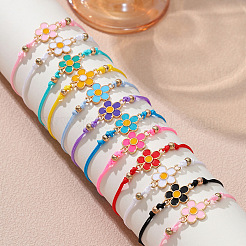 12шт. браслеты из сплава с эмалевыми звеньями FS-WGF9699-01