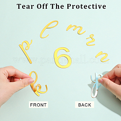 Акриловые торты с зеркальным эффектом AJEW-WH0038-84A