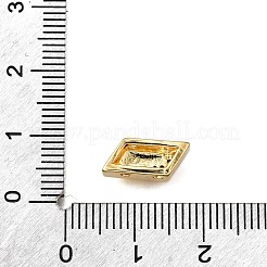 Латунные микропаве прозрачные многонитевые звенья из циркония KK-B136-12G