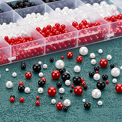 1860шт набор акриловых бусин с имитацией жемчуга&nbsp;OACR-PH0004-24