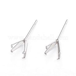 Серьги-гвоздики из нержавеющей стали 304&nbsp;STAS-E113-21P