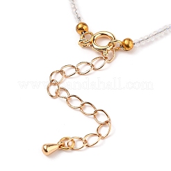 Браслеты из граненого гальванического стекла с бусинами&nbsp;BJEW-JB05693-06