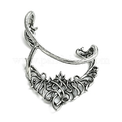 Серьги-манжеты из хирургической нержавеющей стали 316 EJEW-E300-05AS-01A