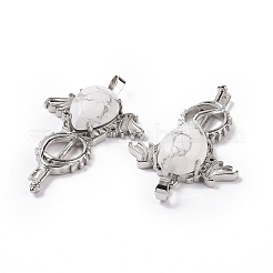 Подвески из натурального говлита в форме капли&nbsp;G-P496-03P-25