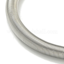 Не тускнеющие регулируемые пружинные браслеты из нержавеющей стали 304&nbsp;BJEW-H617-07P