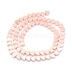 Electroplate non magnetici ematite sintetico fili di perline&nbsp;G-L485-13B-RG