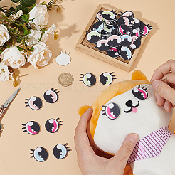 24 пара двухцветных полиэстеровых нашивок&nbsp;PATC-PH0001-28