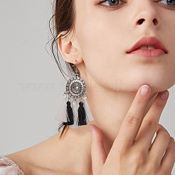 Набор для изготовления сережек с кисточками своими руками&nbsp;DIY-SZ0007-08