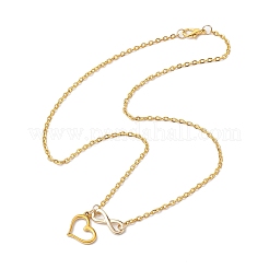 Ожерелья с подвесками из железа и сплавов NJEW-JN04880