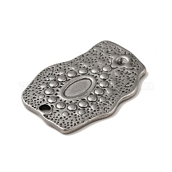 Подвеска из нержавеющей стали 304 в тибетском стиле со стразами&nbsp;STAS-G278-26AS