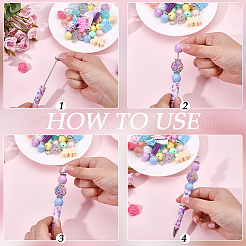 Kits para hacer bolígrafos con cuentas&nbsp;DIY-BM0002-67