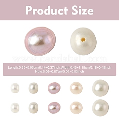 10 шт. бусины из натурального пресноводного жемчуга&nbsp;PEAR-YW0001-25B