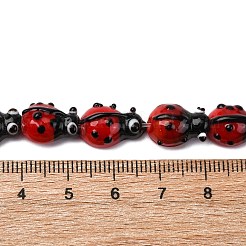 Бусы лэмпворк ручной работы LAMP-S069-02