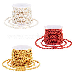 3 rouleau de cordon rond en polyester 3 couleurs&nbsp;OCOR-TA0003-88A