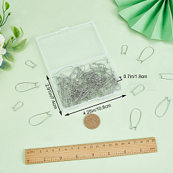 150 шт. 3 размера фурнитуры для серег-колец из нержавеющей стали 304 STAS-CN0001-46