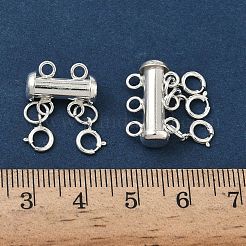 Застежки-слайдеры из стерлингового серебра s925 HJEW-PH02087