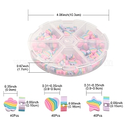 120шт 3 стилей ручной работы из полимерной глины CLAY-YW0001-63