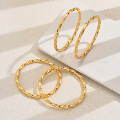 4 шт. элегантный набор из цинкового сплава витых браслетов для женщин&nbsp;IW6232-3