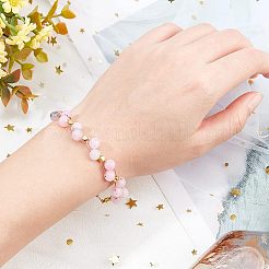 3 нити бусин из натуральной яшмы цвета вишни G-OC0002-46